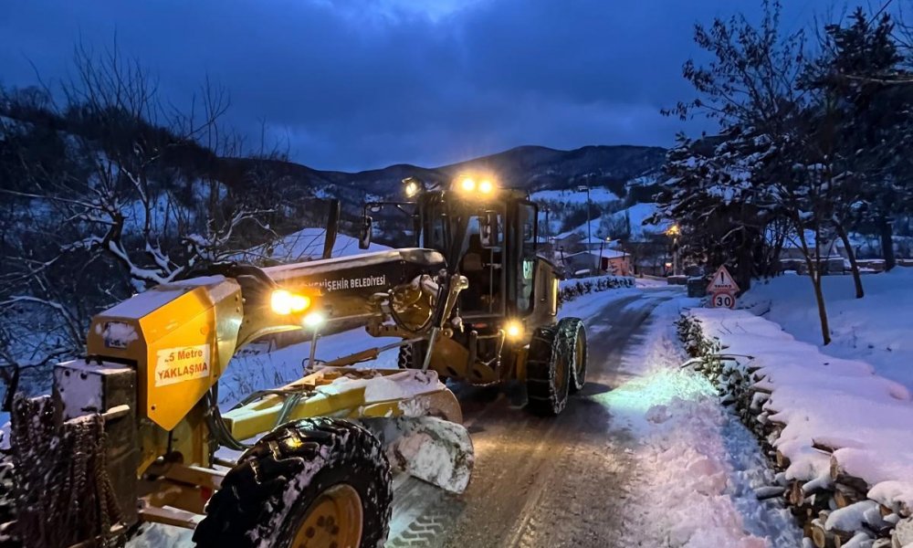 YENİŞEHİR BELEDİYESİ KAR SINAVINI BAŞARIYLA TAMAMLADI