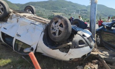 TOGG KAVŞAĞINDA KAZA, 1 ÖLÜ 4 YARALI