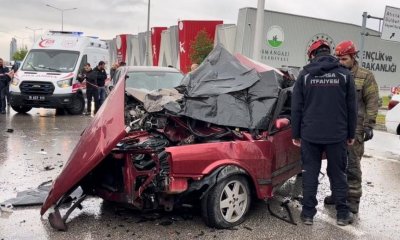 Bursa yakın çevre yolunda korkunç kaza 